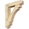 Ekena Millwork Merced Arts and Crafts Rough Sawn Bracket w/ Offset Brace, Douglas Fir, 8"W x 38"D x 44"H BKT0806X38X44MRC03RDF - alternate 1